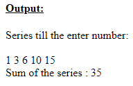 To find the sum of given series 1+3+6+10+ ……..+n  SkillPundit