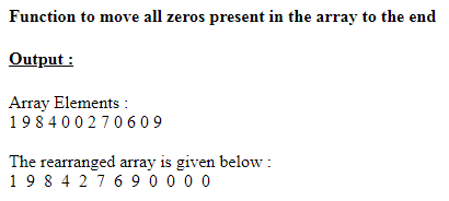 SkillPundit: PHP To Find the Zeros From the Given Array Elements