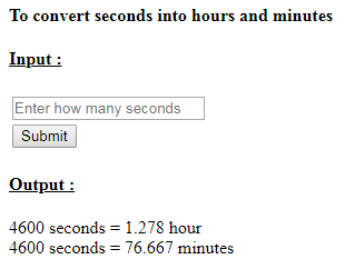 SkillPundit: PHP To Convert seconds into hours and minutes