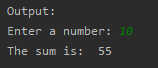Find the Sum of N natural numbers using recursion SkillPundit