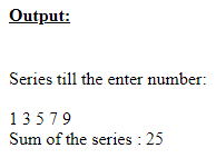 To find the sum of given series 1+3+5+7+9+ ……..+n  SkillPundit