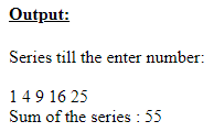 To find the sum of given series 1+4+9+16+ ……..+n  SkillPundit