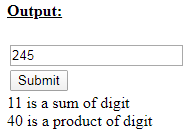 To find the Sum and Product of individual digits of given number SkillPundit