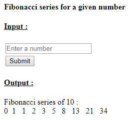 SkillPundit: PHP To Find the Fibonacci Series of a Given Number