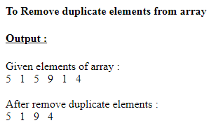 SkillPundit: PHP To Remove Duplicate Elements From Array