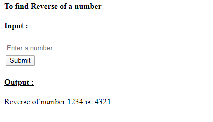 SkillPundit: PHP To Find the Reverse of a Given Number