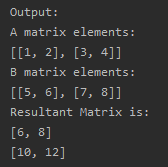  To find Addition of two matrices SkillPundit
