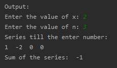 To find the Cosine Series of 1-x^2/2!+x^4/4!–x^6/6!+ ……x^n/n!  SkillPundit